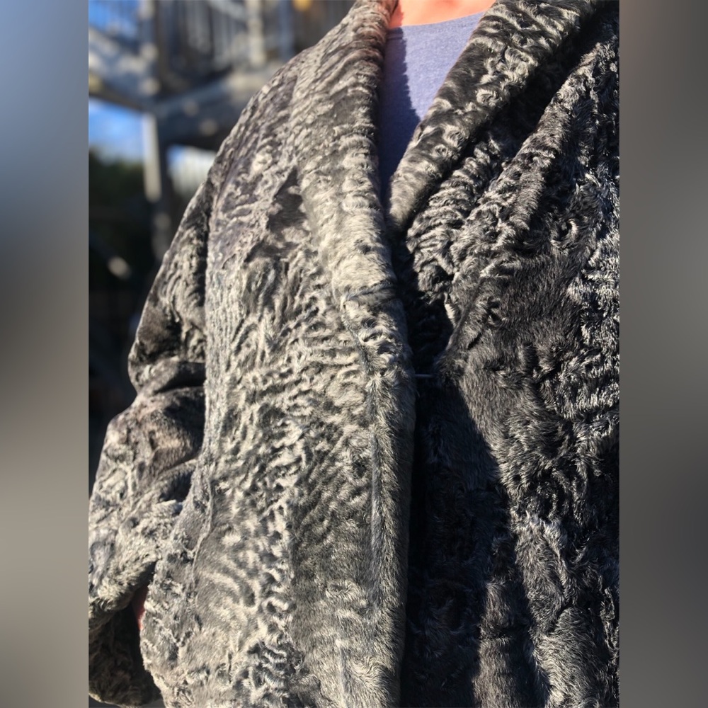 Genuine fur Pappas silver Persian fur genuine large to Xl - Picture 8 of 13